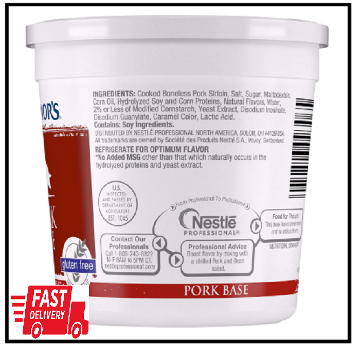 Minors Pork Base 16 Oz Flavorful Cooking Stock for Soups and Sauces