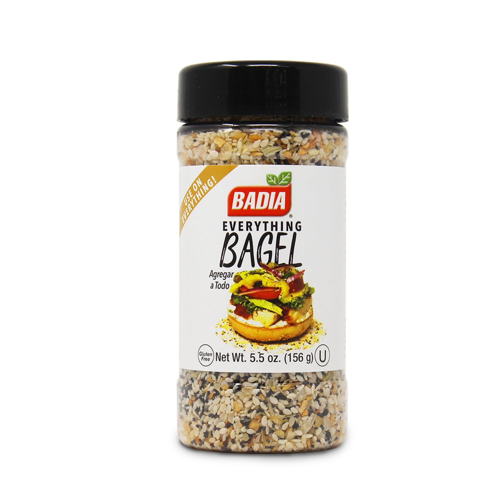 Badia Everything Bagel 5.5 Ounce (Pack of 1), Natural seed, Black Poppy Seed