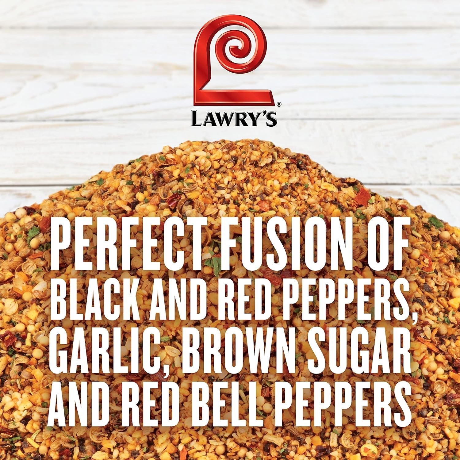 Cracked Pepper, Garlic & Herb Rub, 24 oz – One 24 Ounce Container of Garlic P…