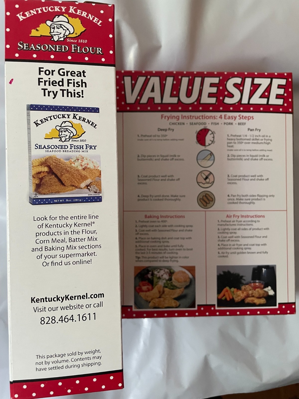 5-Pack Kentucky Kernel Original Seasoned Flour Coating Mix, Size 22 oz Boxes