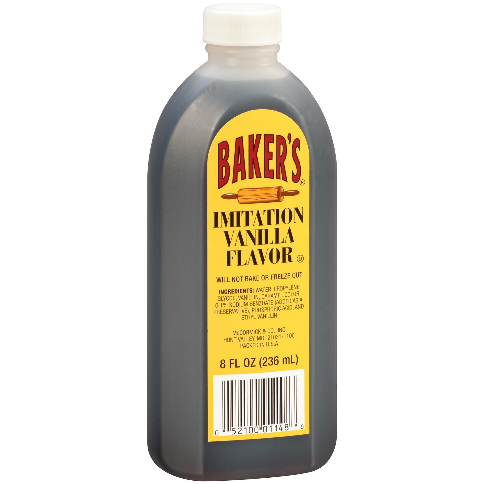 Imitation Vanilla Flavor 8 fl oz Pack of 24