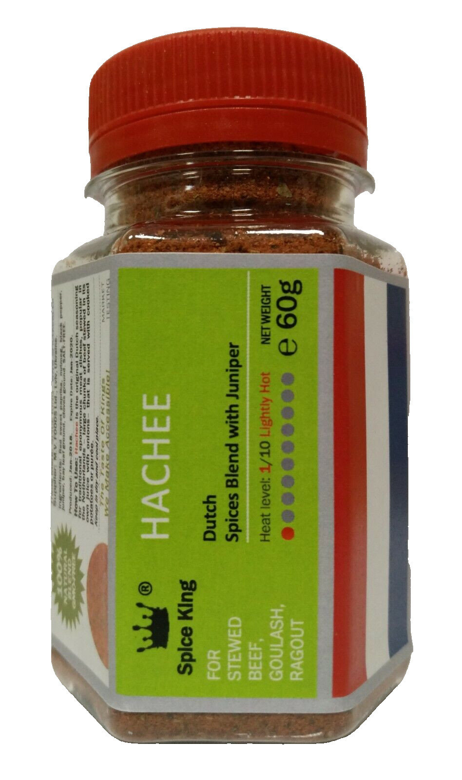 Hachee Spice King Dutch Stew Blend Juniper Netherlands Seasoning 60 g 2.11 oz