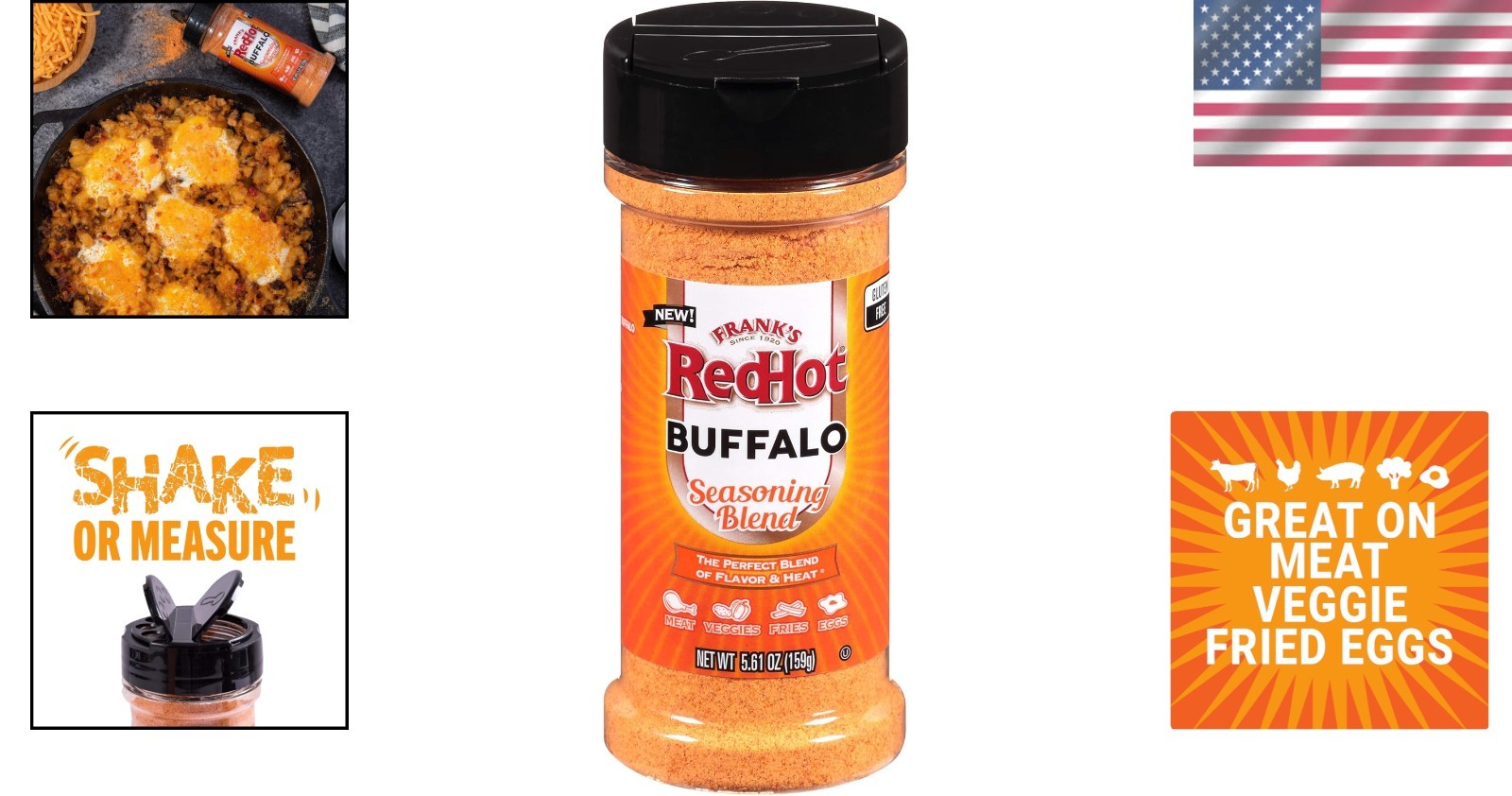 Frank’s 5.61 oz Buffalo Seasoning Blend – Versatile Flavor for All Dishes