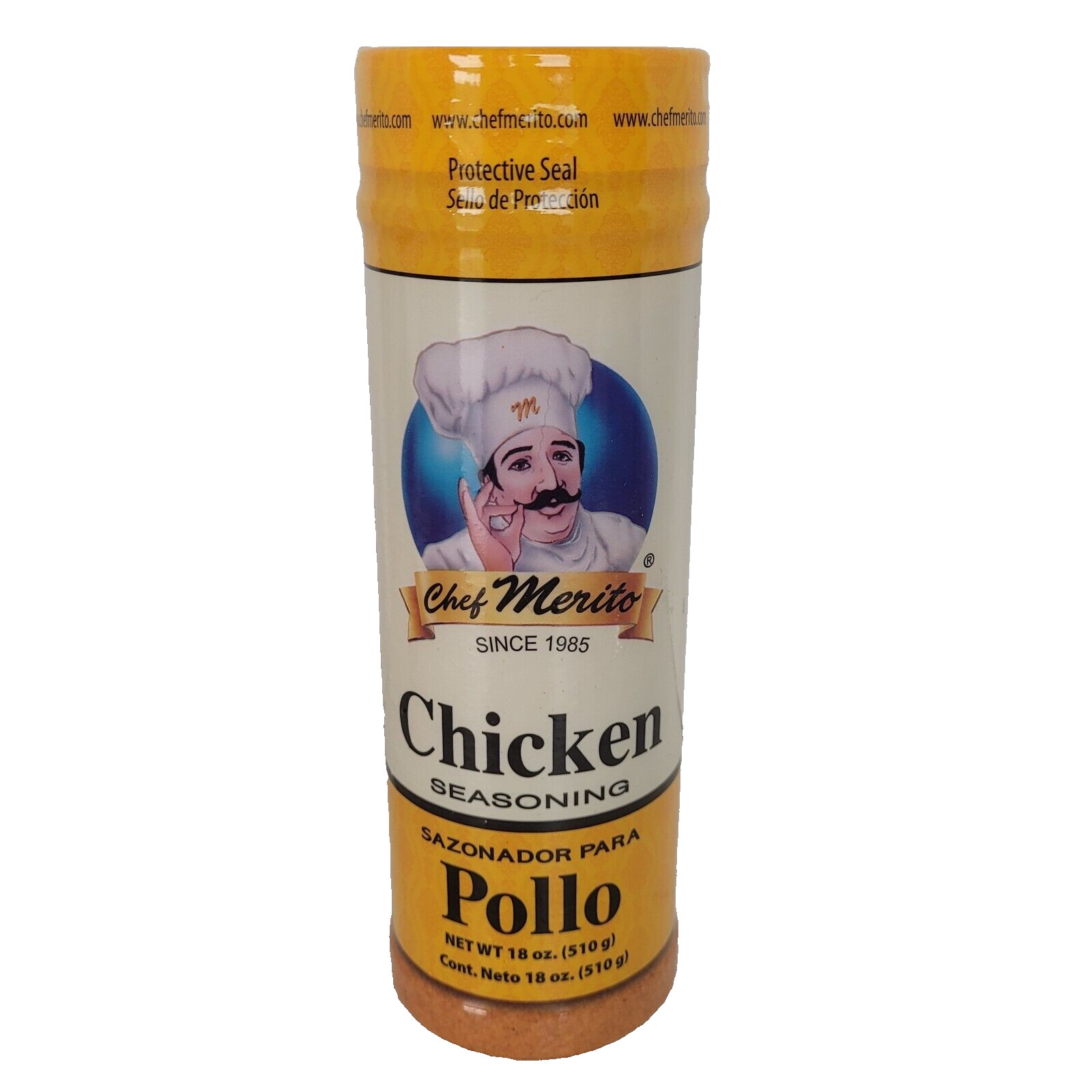 Chef Merito Chicken Seasoning Sazonador Para Pollo Large 18 Ounce Hispanic Cook