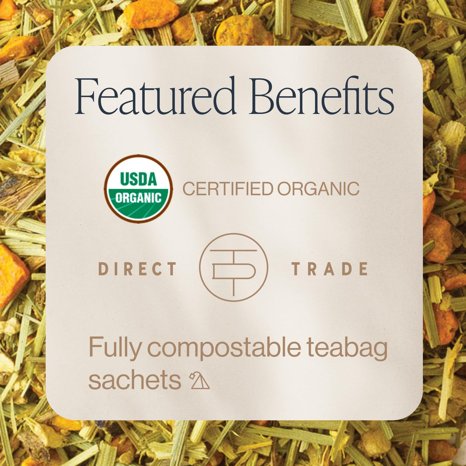 Rishi Tea Turmeric Ginger Herbal – Organic Sachet 50 Count (Pack of 1)