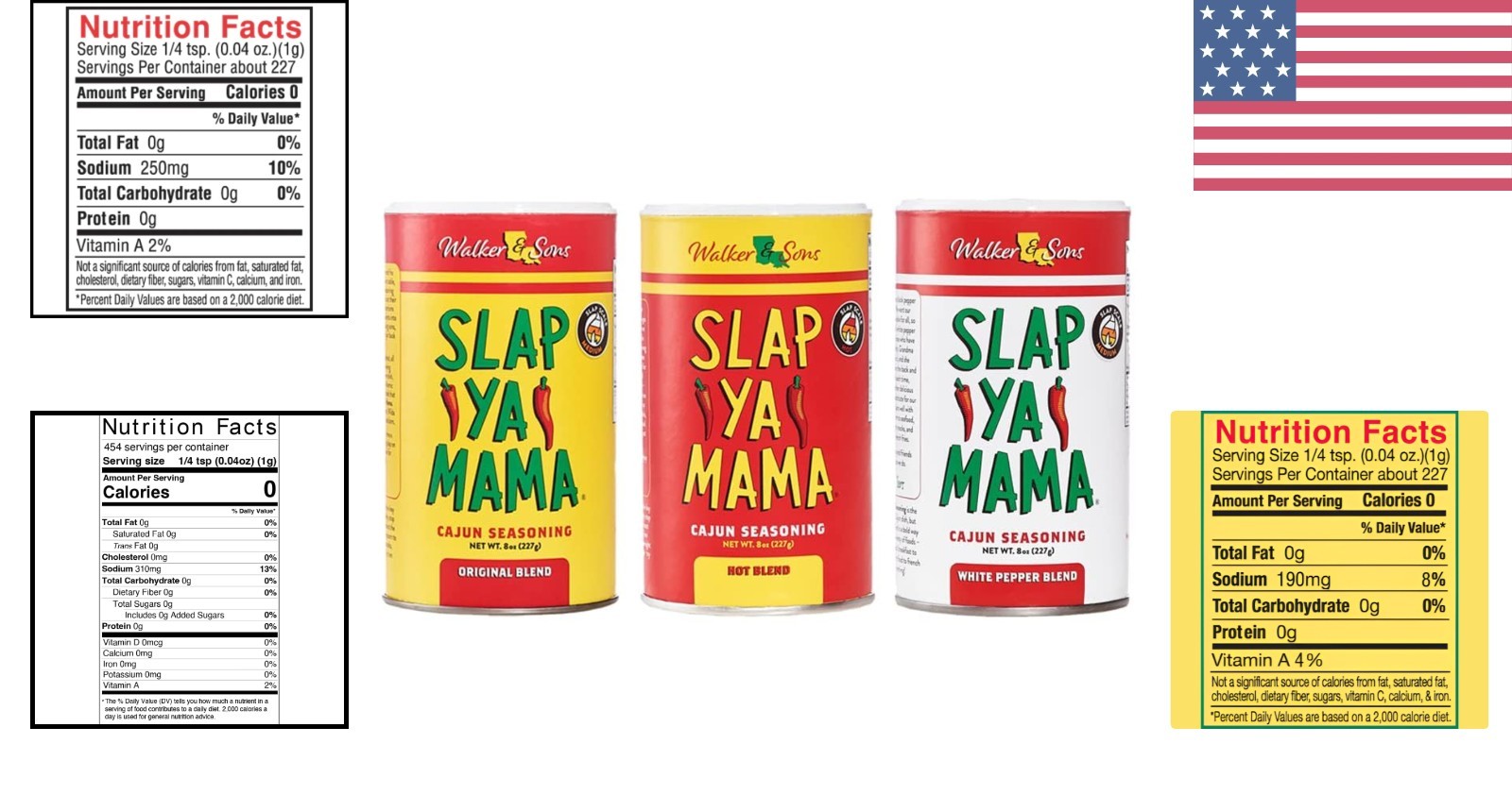 Savor Authentic Cajun Flavors – 8oz Cans of , Hot & White Pepper Spice