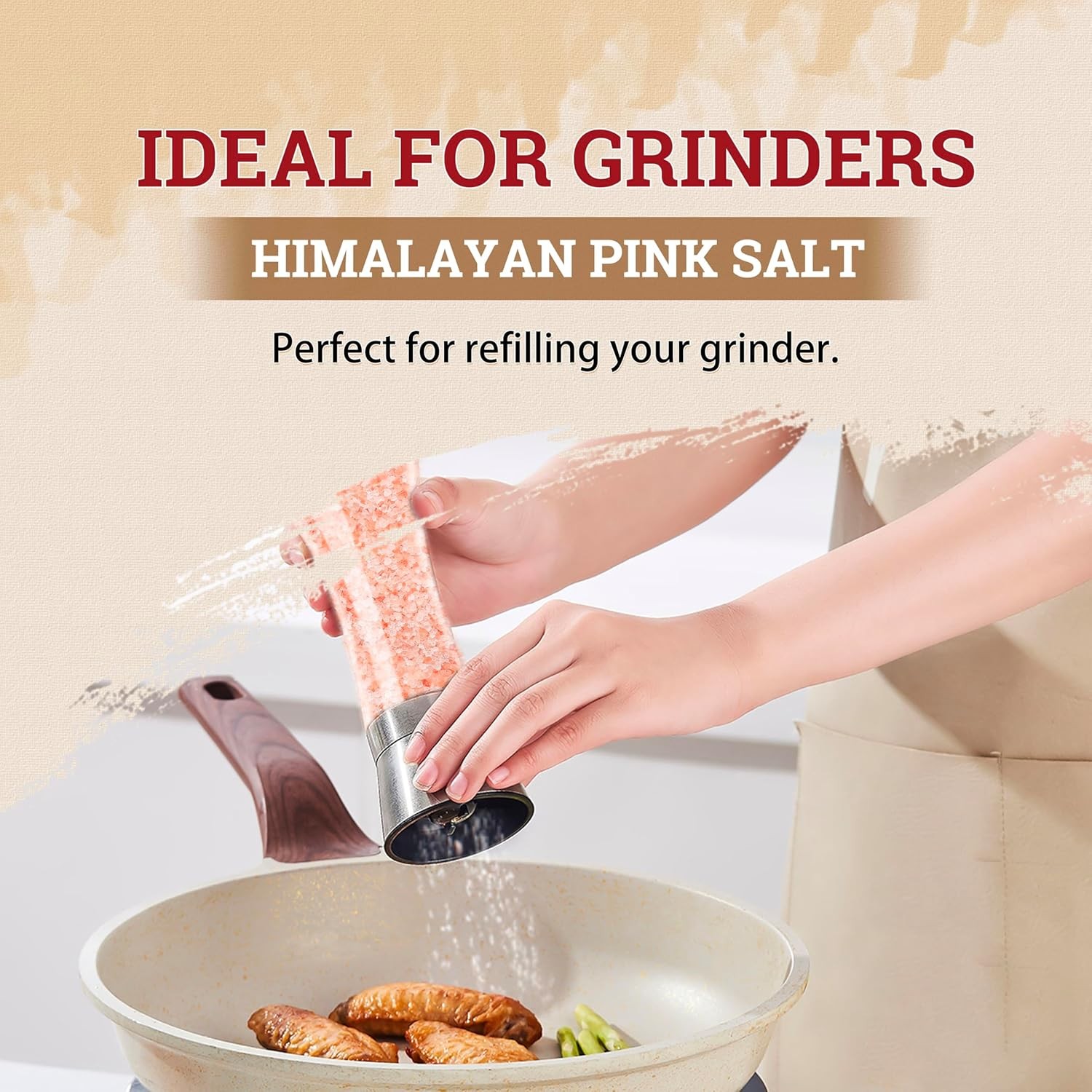 Himalayan Pink Salt Coarse Grain 39 oz 2.4 LB Pink Himalayan Sea Salt Kosher