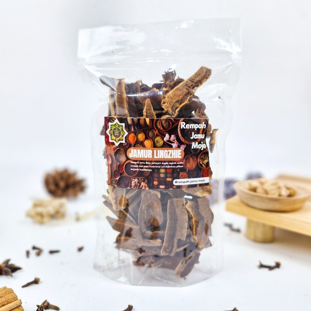 Dried Lingzhi Mushroom Slices 100g Natural Herbal Culinary Ingredient