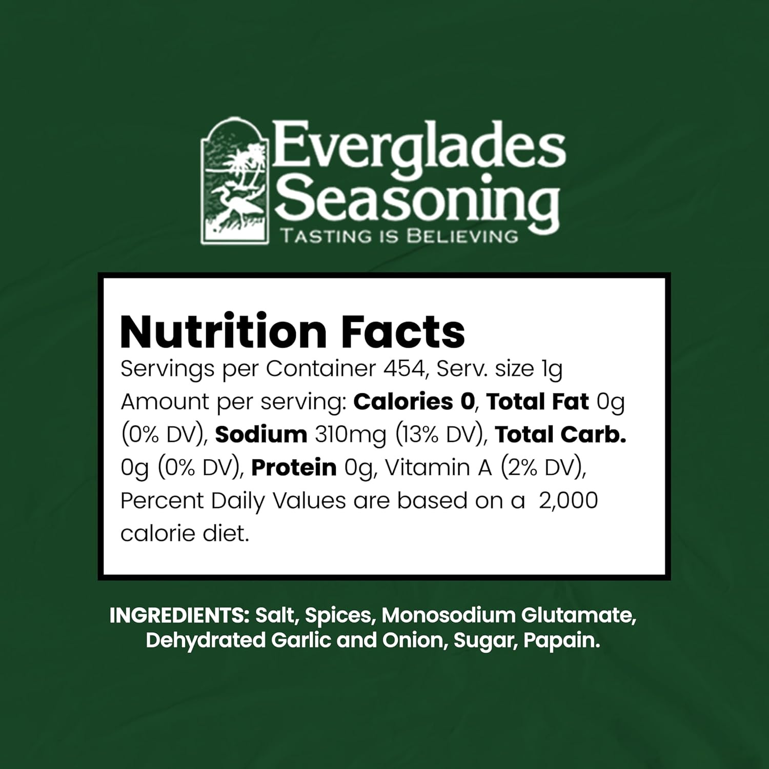 Everglades All Purpose Seasoning Signature Blend of Herbs & Spices