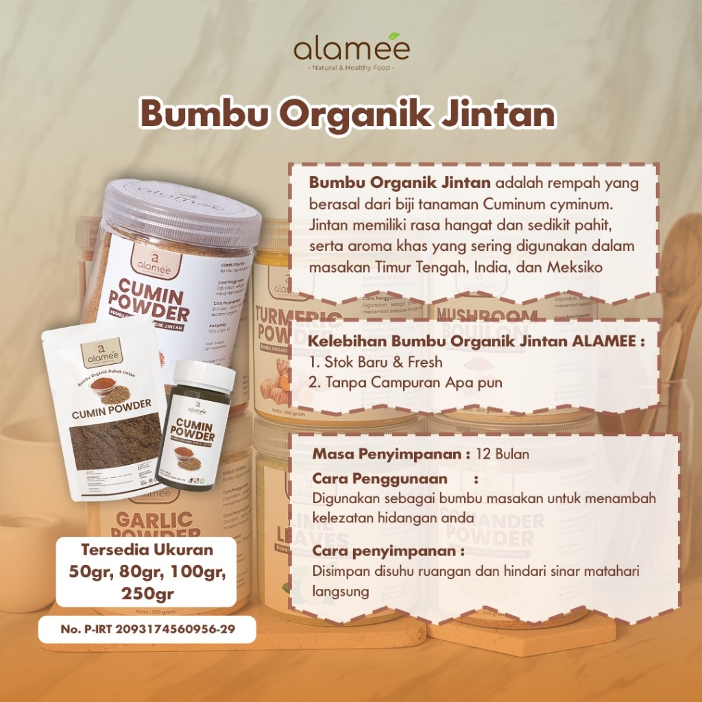 Cumin Powder 80g Ground Spice For Cooking Pantry Staple Bold Aroma