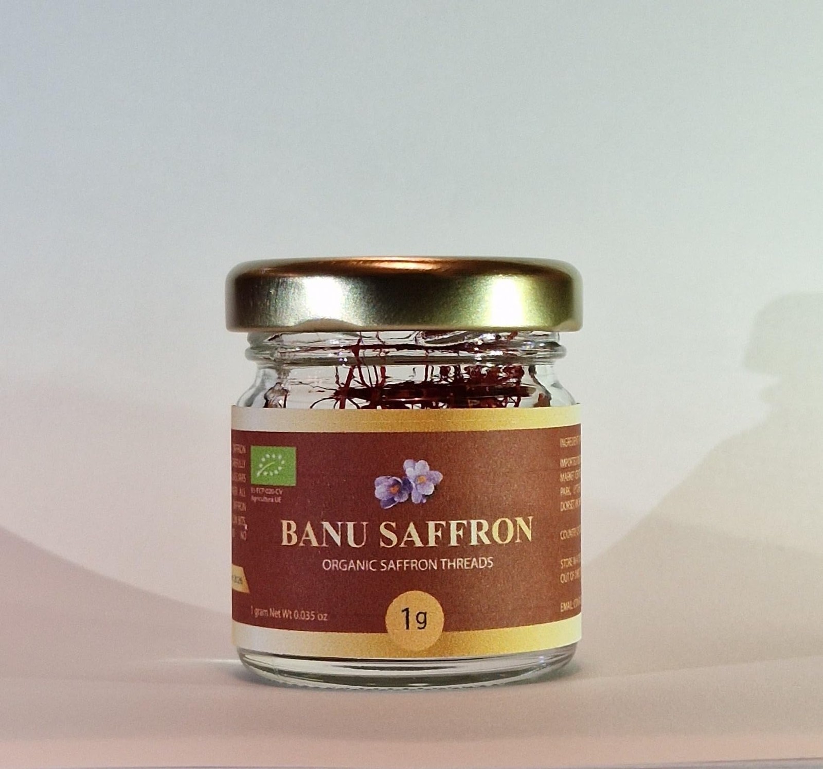 Organic Saffron Threads by Banu Saffron – Award Winning All Red Certified Org…