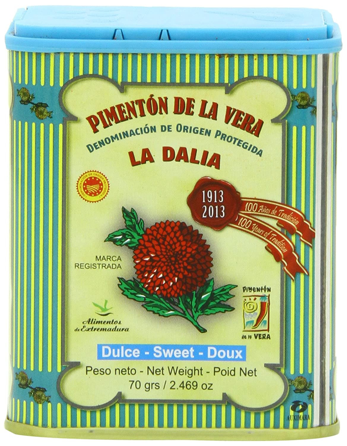 Sweet Smoked Paprika from Spain 2.469 Oz