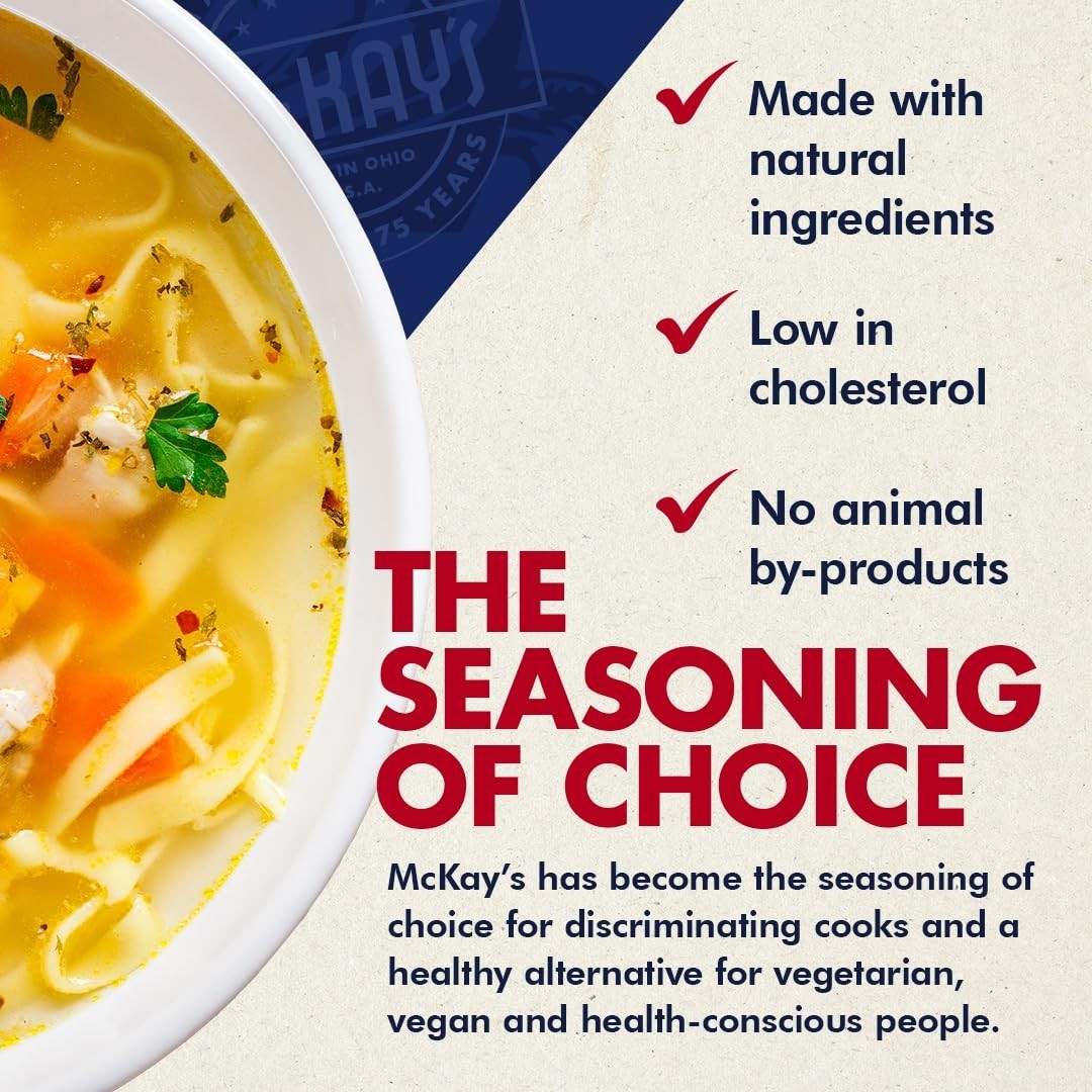 Chicken and Beef Flavored Soup Seasoning, Gluten Free, Vegetarian Instant Bro…