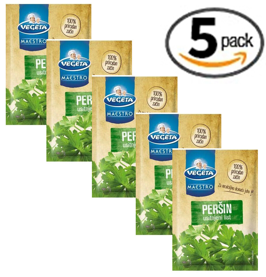 VEGETA MAESTRO *Podravka* Seasoning PARSLEY 7gr 5 UNITS MADE IN CROATIA