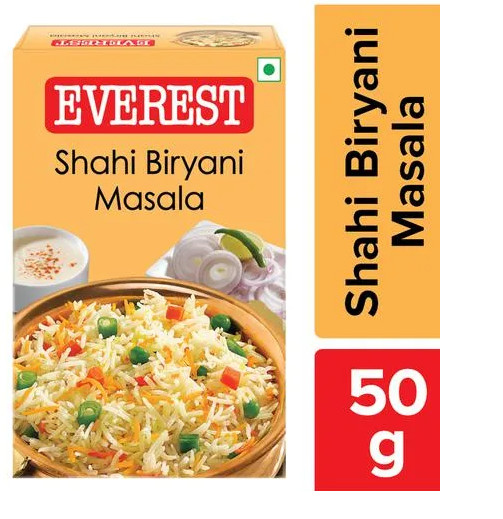 Everest SHAHI BIRIYNI Masala Powder is grounded blend of authentic spices 50GM