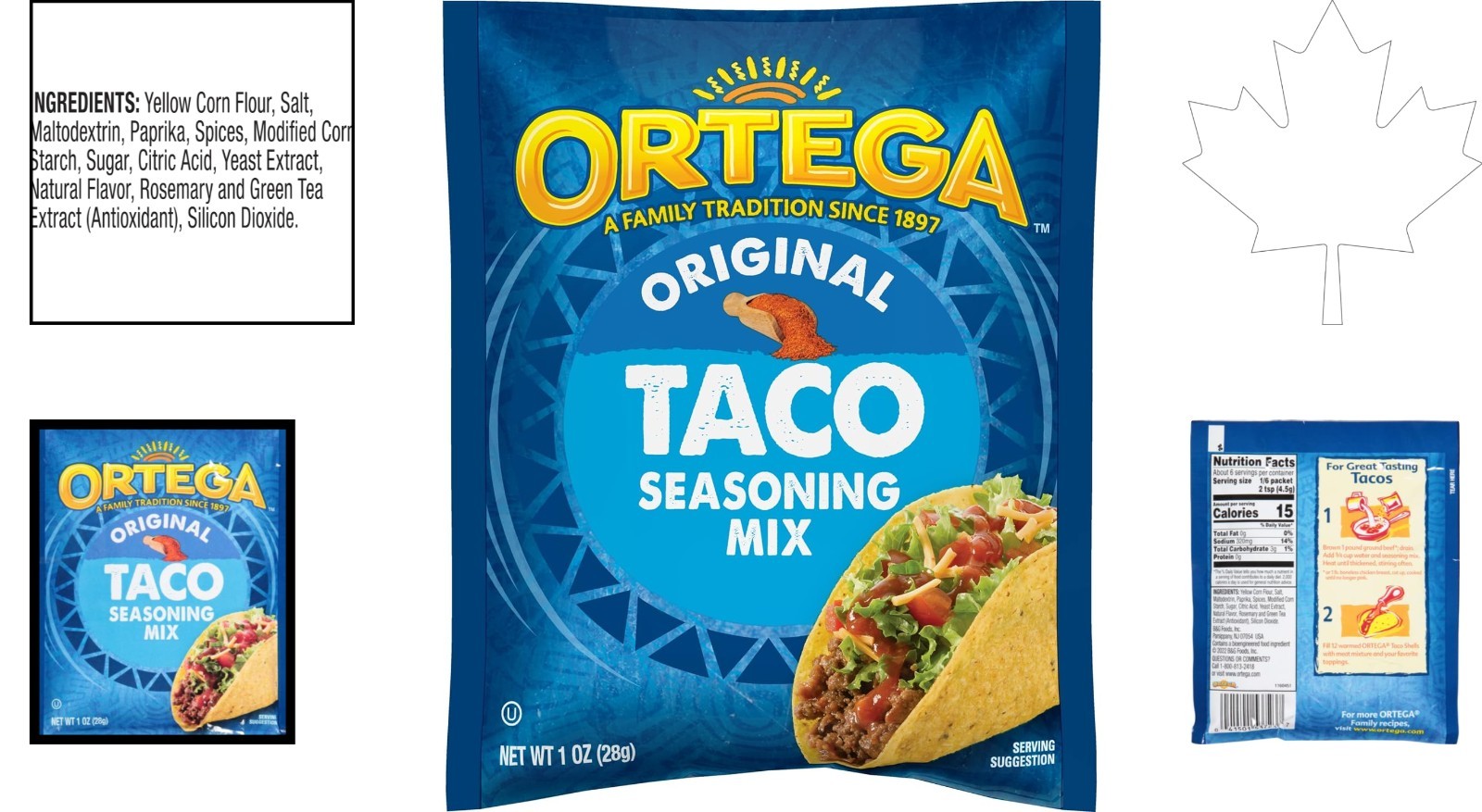 Elevate Your Meals with 1 Ounce Taco Seasoning – Allergen-Free & Delicious