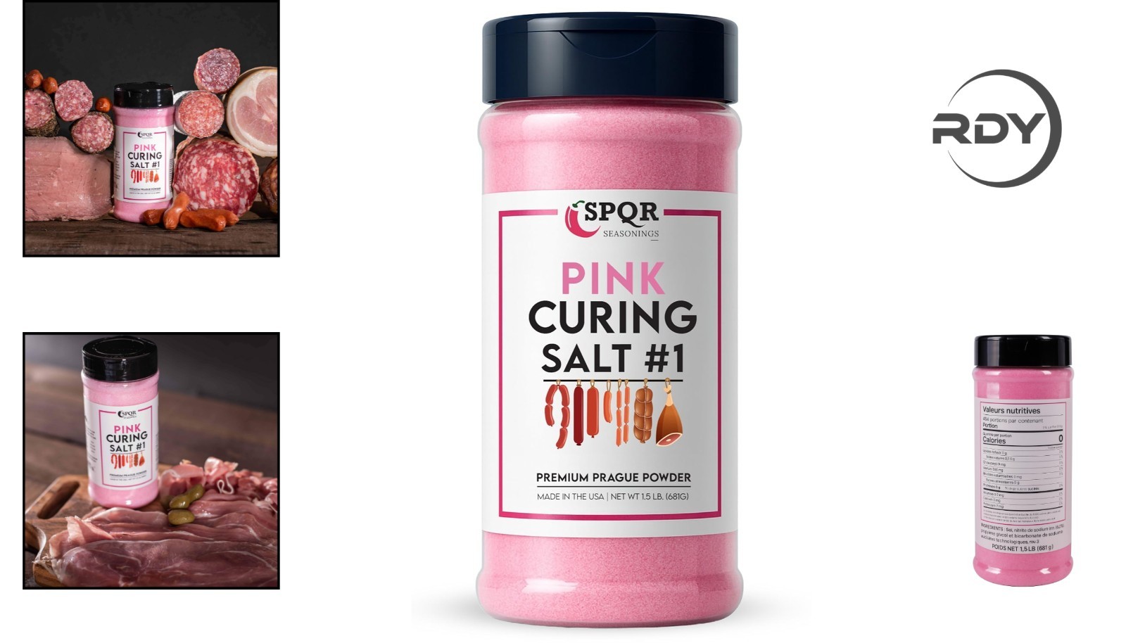 XL Bottle of Curing Salt – 1.5 lb Quick Cure for Delicious Meats