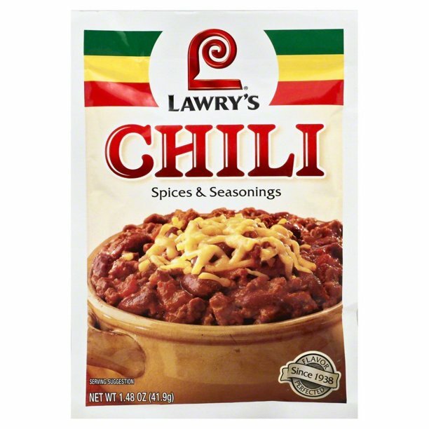 Lawry’s Chili Seasoning Mix – 1.48 oz (Pack of 3)