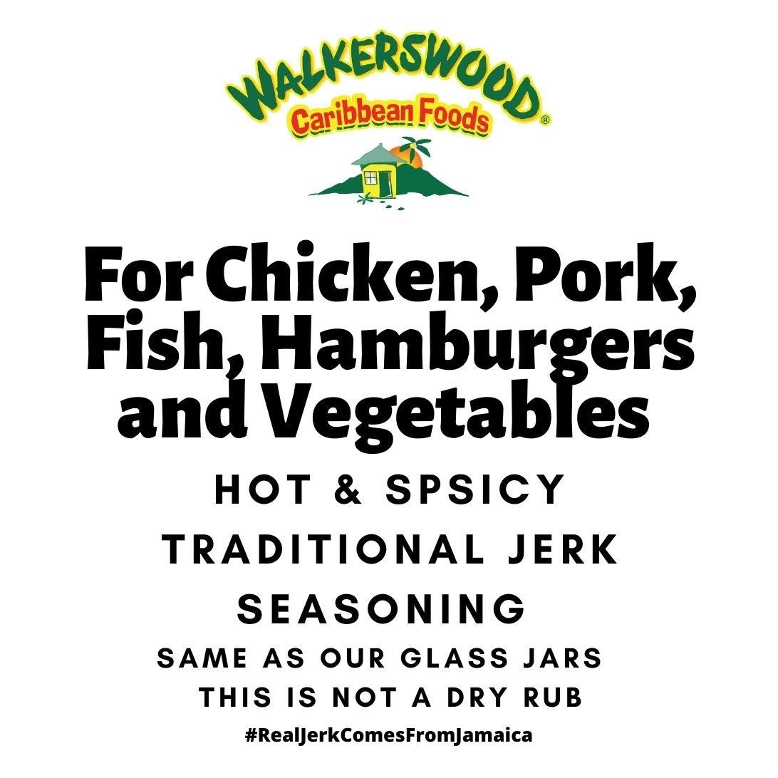 Walkerswood Traditional Jerk Seasoning, Hot & Spicy Jamaican Jerk Seasoning