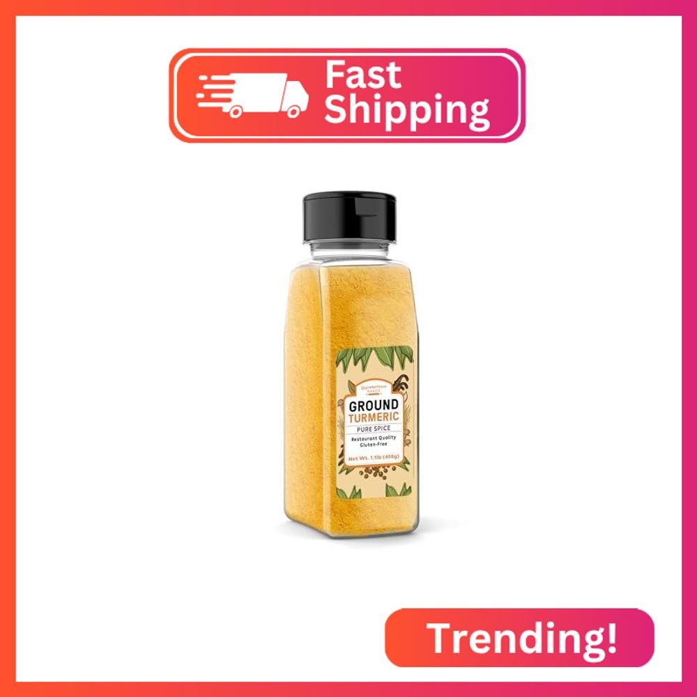 Unpretentious Ground Turmeric, 1.1 lb, Natural, Non-GMO, Curry Powder Spice