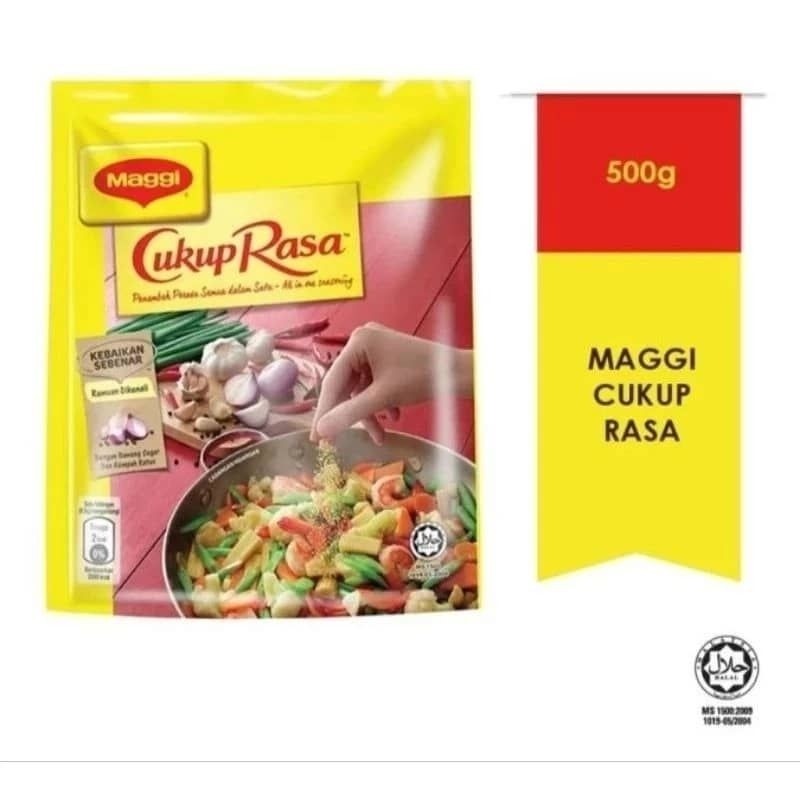 Maggi enough flavor 500g (Halal) ,Store in a cool,dry place,24months shelf life