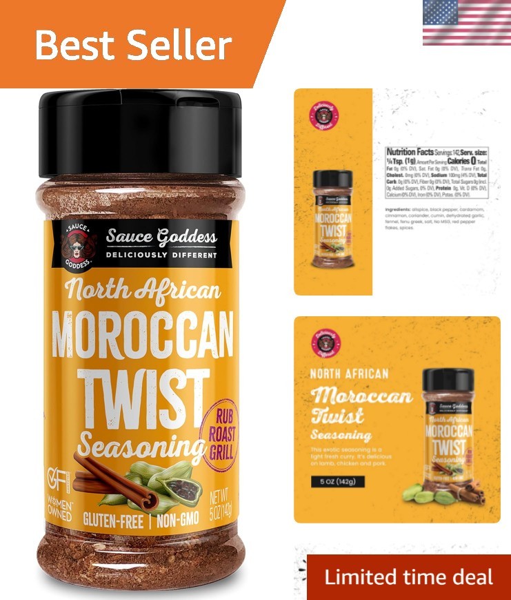 Aromatic Moroccan Twist Spice Shaker – Elevate Your Dishes with Natural Flavors