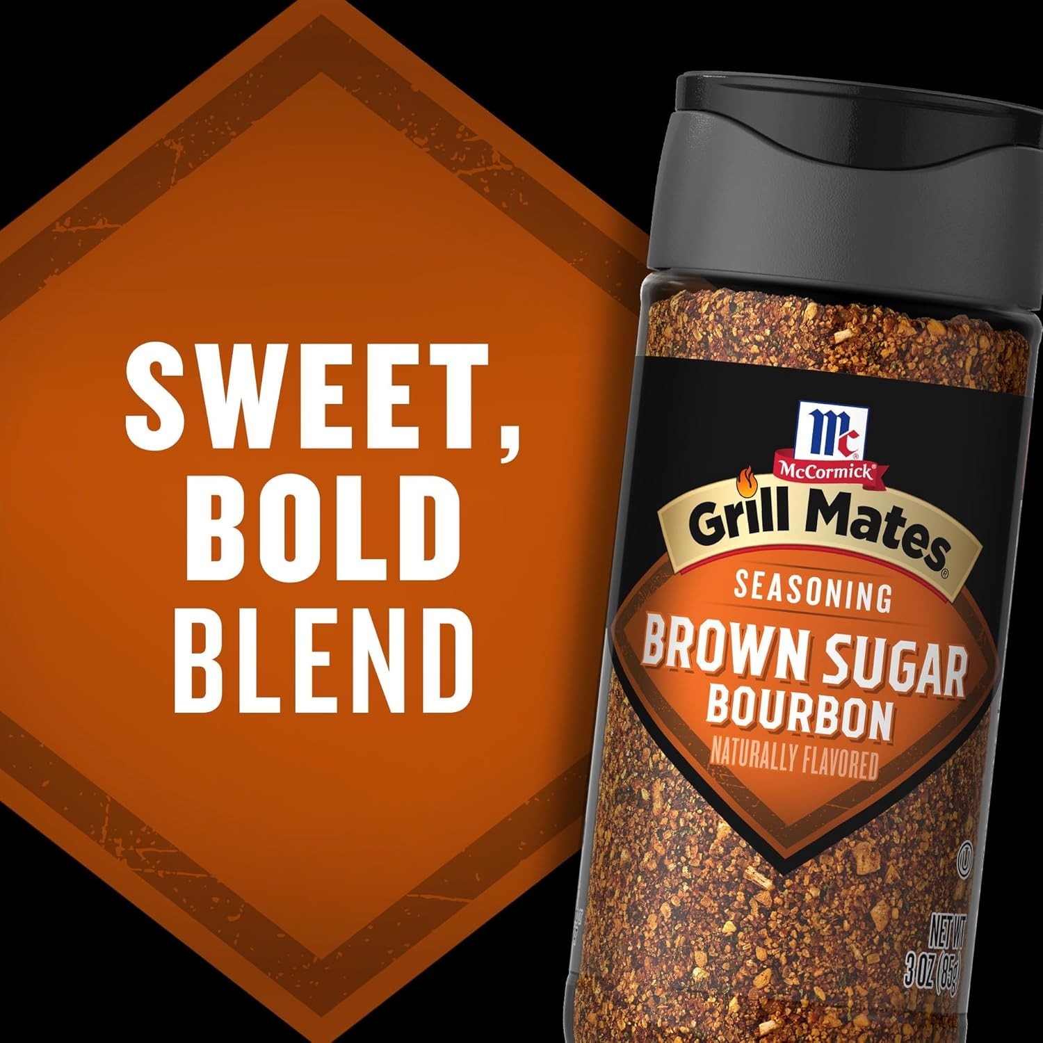 McCormick Brown Sugar Bourbon Grill Mates Seasoning Spice Blend 3 oz
