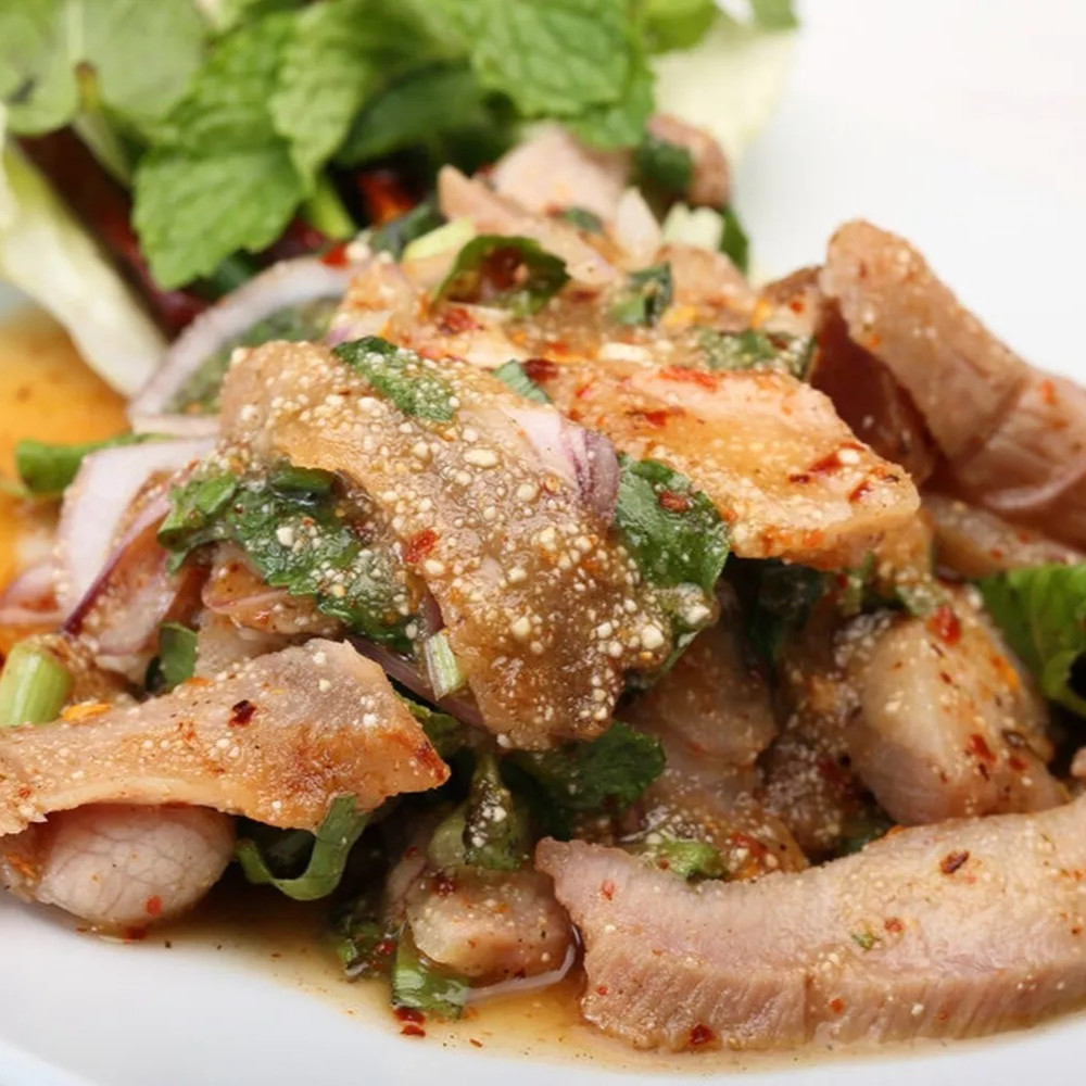 Rosdee Menu Thai Powder Pork Food Marinated Grilled Seasoning Sauce 60g X 6