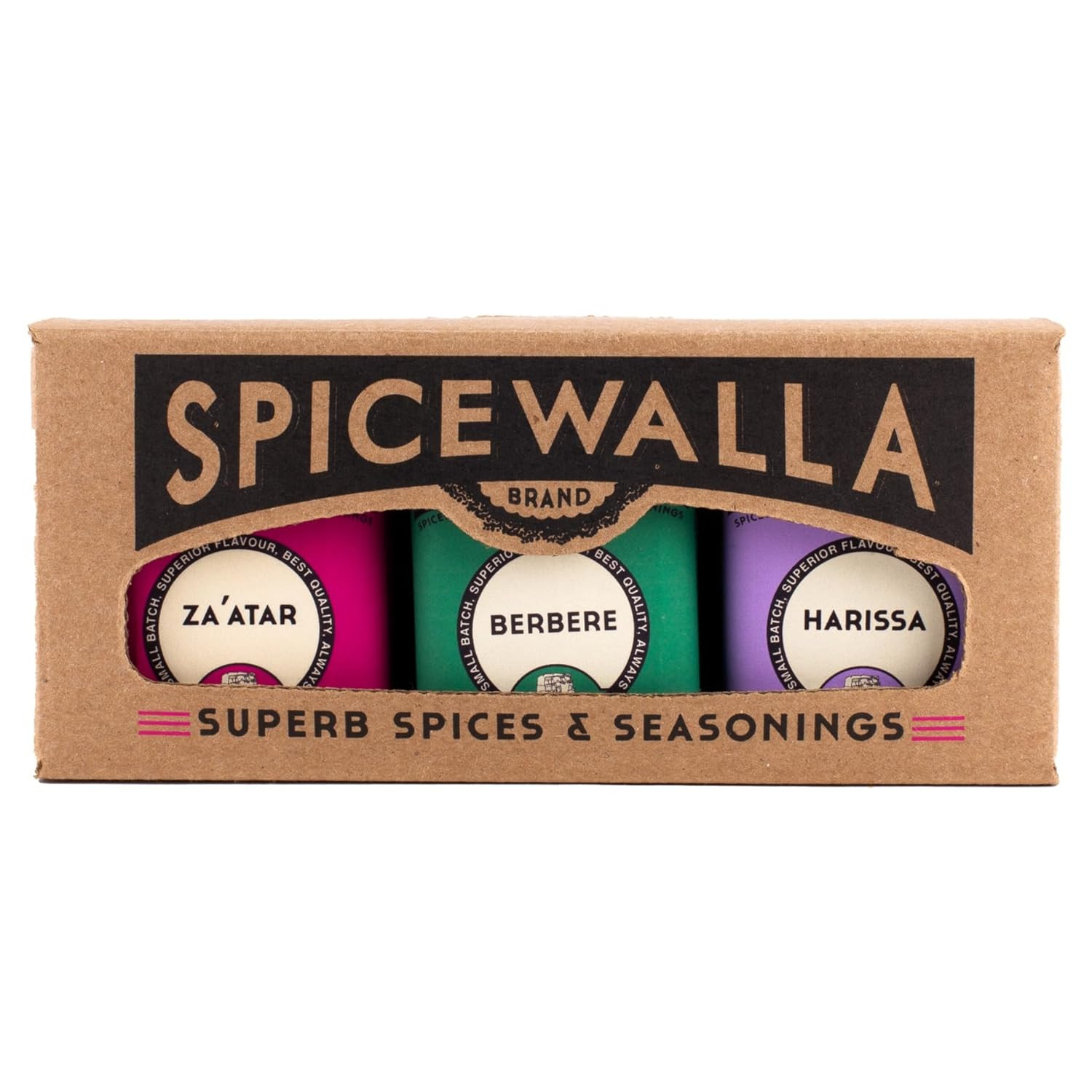Spicewalla Middle Eastern Spices Set | Harissa Spice, Zaatar or Zahtar, Berbere,