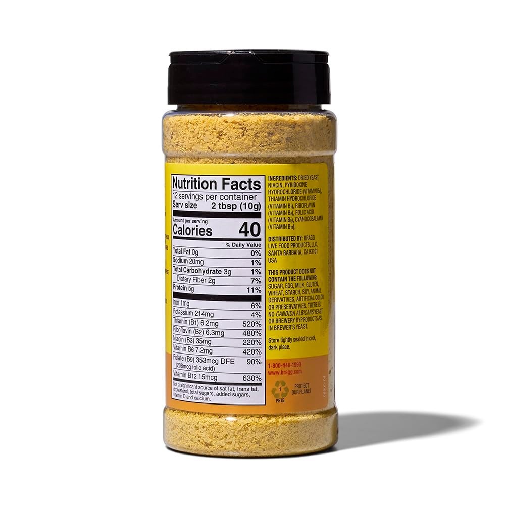 Bragg Nutritional Yeast 4.5 oz (Pack of 6)