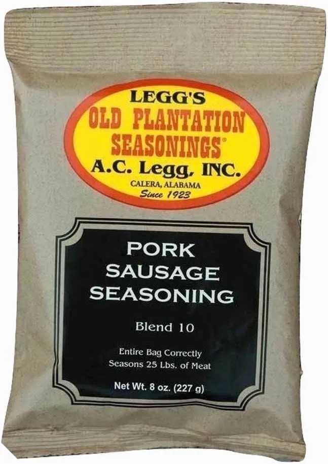 Old Plantation Sausage Seasoning #10 for 100 LBS Pork