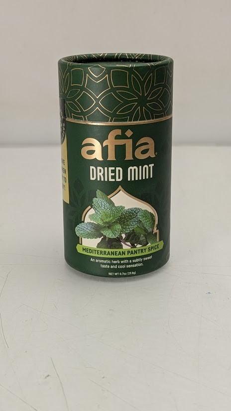 Afia Dried Mint Seasoning Dried Mint for Cooking, Mediterranean Spice BB 09/2025