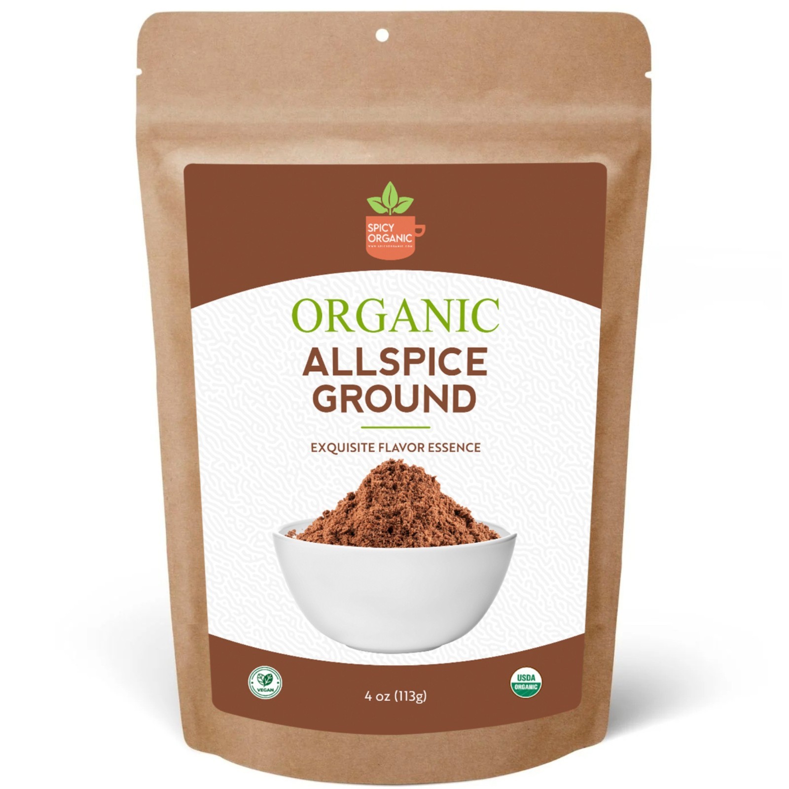 Spicy Organic Allspice Ground Powder 4 oz | USDA Organic