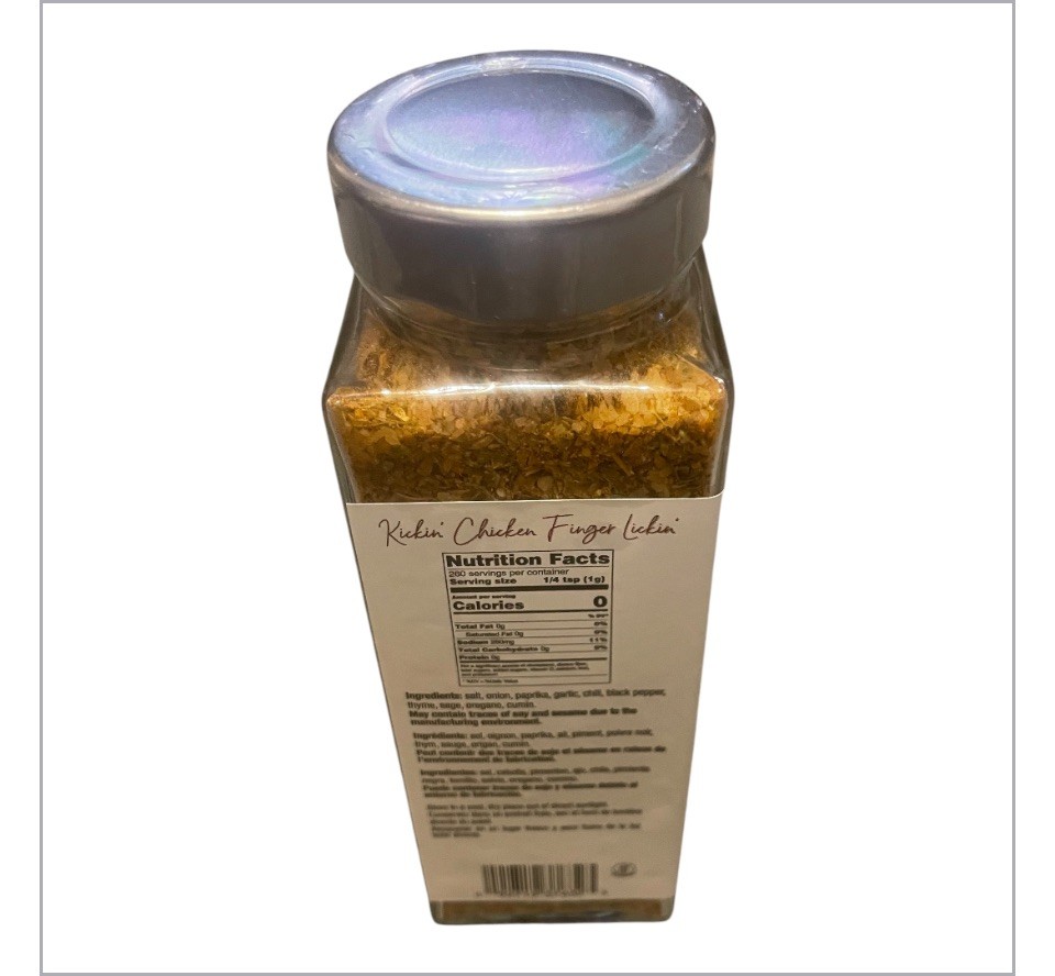 2-PK The Gourmet Collection Spice Blends Kickin Chicken Finger Lickin, 9.17 oz