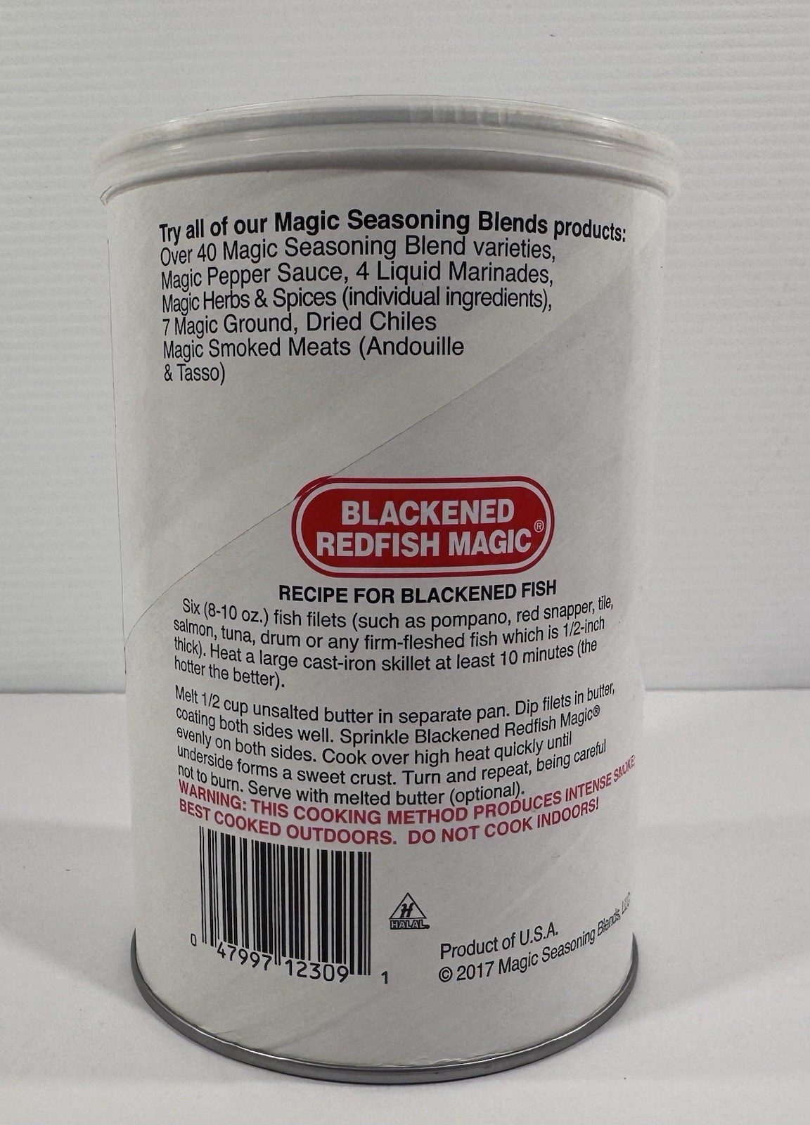 Chef Paul Prudhomme’s Magic Seasoning Blends Blackened Redfish Magic 24 oz.