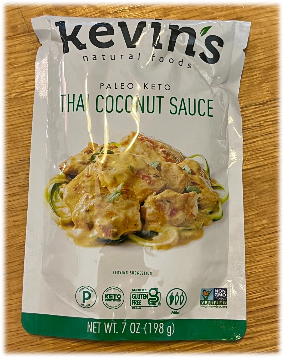 Kevin’s Natural Foods Thai Coconut Sauce 7 oz Paleo Keto Gluten Free Vegan