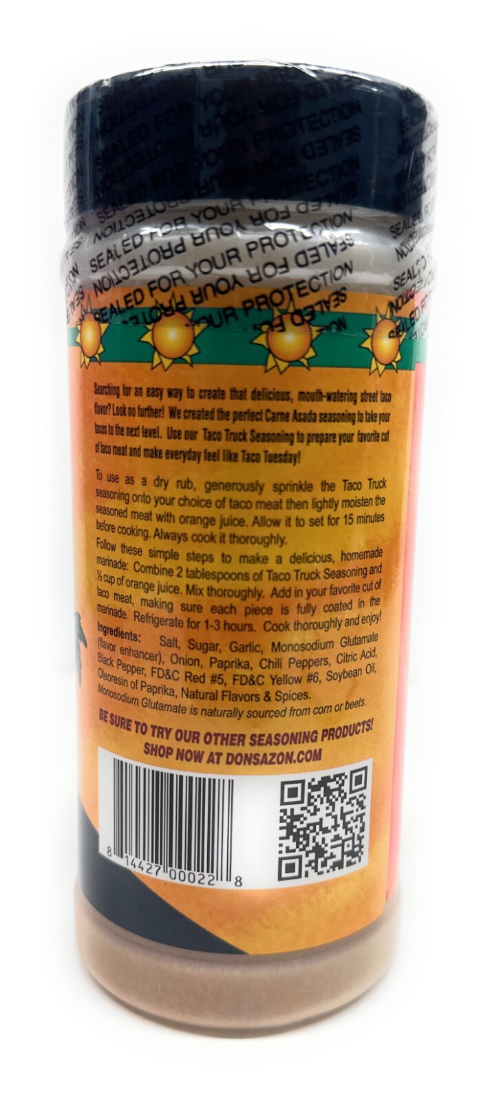 Don Sazon Taco Truck 12oz + Adobada 12oz Seasoning Pack – Authentic Spices