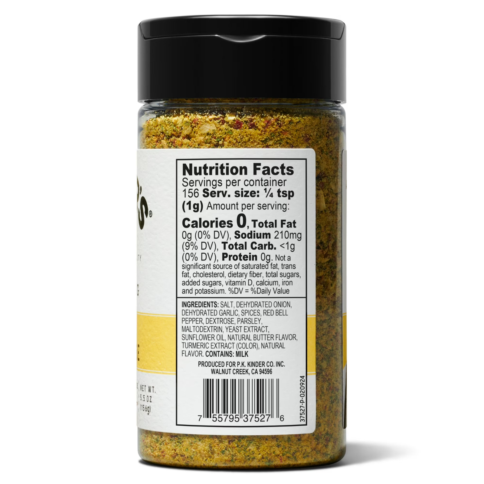 Kinder’s Buttery Steakhouse® Seasoning, 5.5 oz.