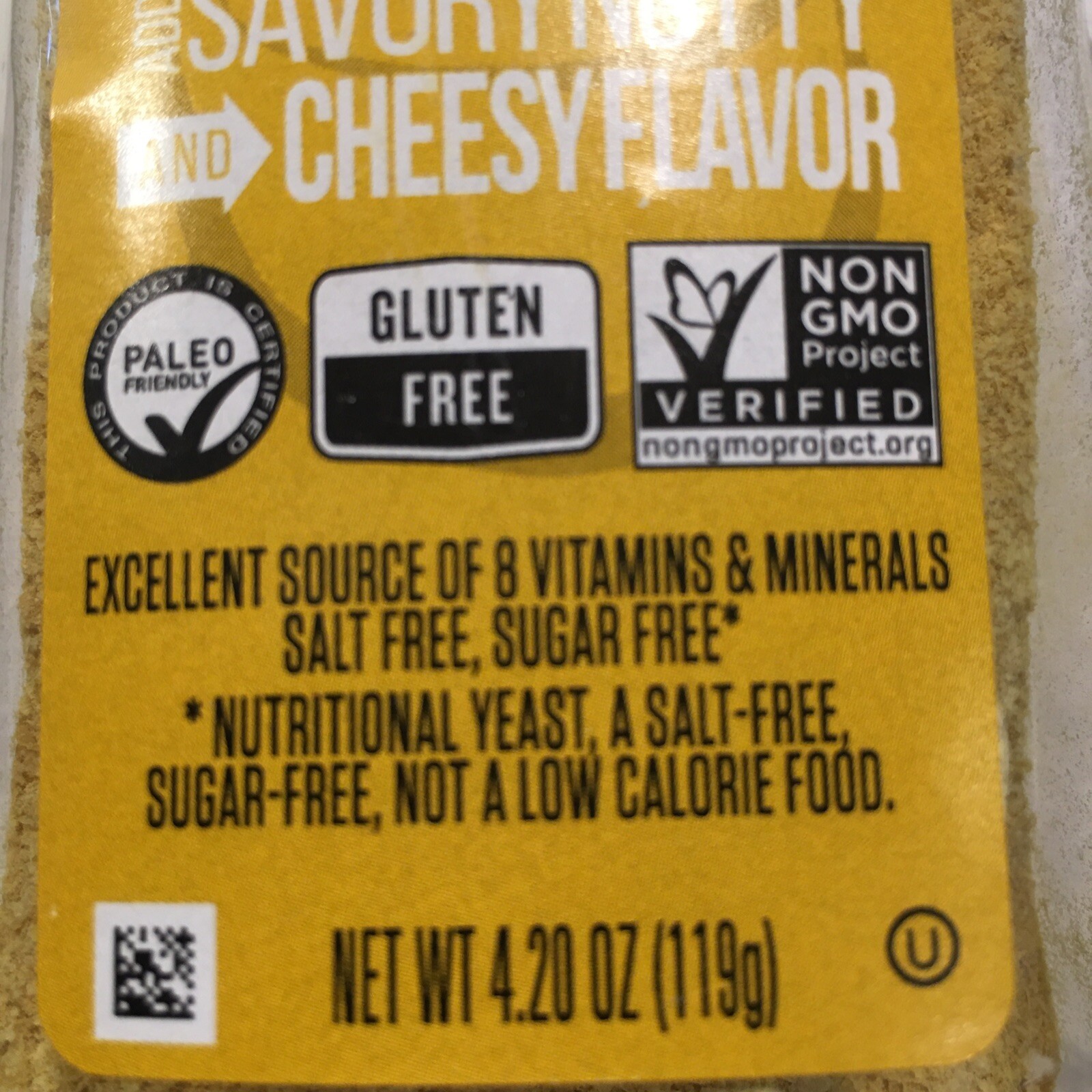 McCormick Nutritiional Yeast 4.20 OZ Adds Rich Umami Flavor To Everyday Recipes