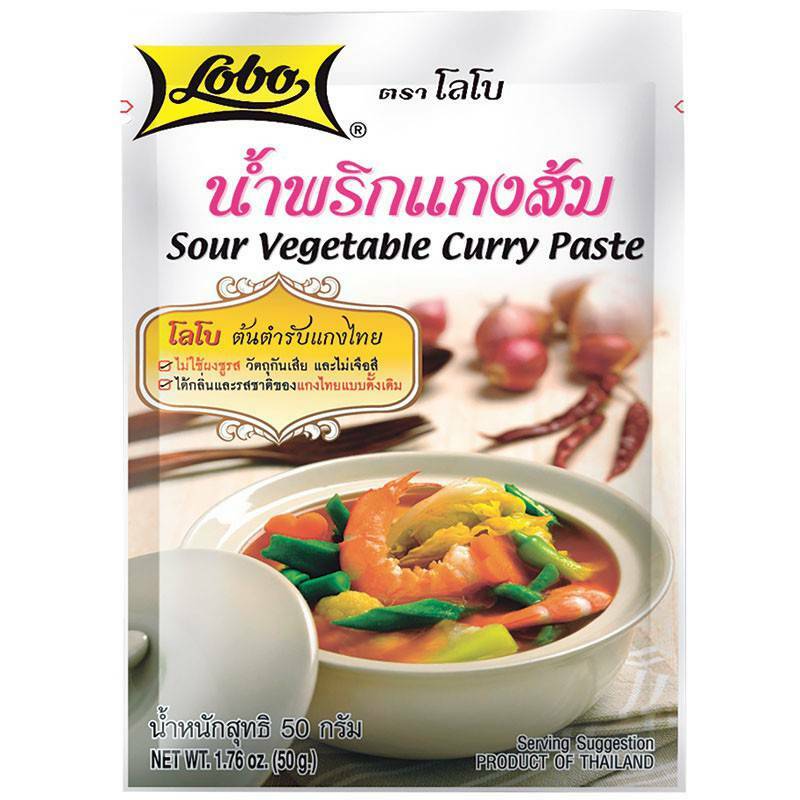 Sour Vegetable Curry Paste Thai Food