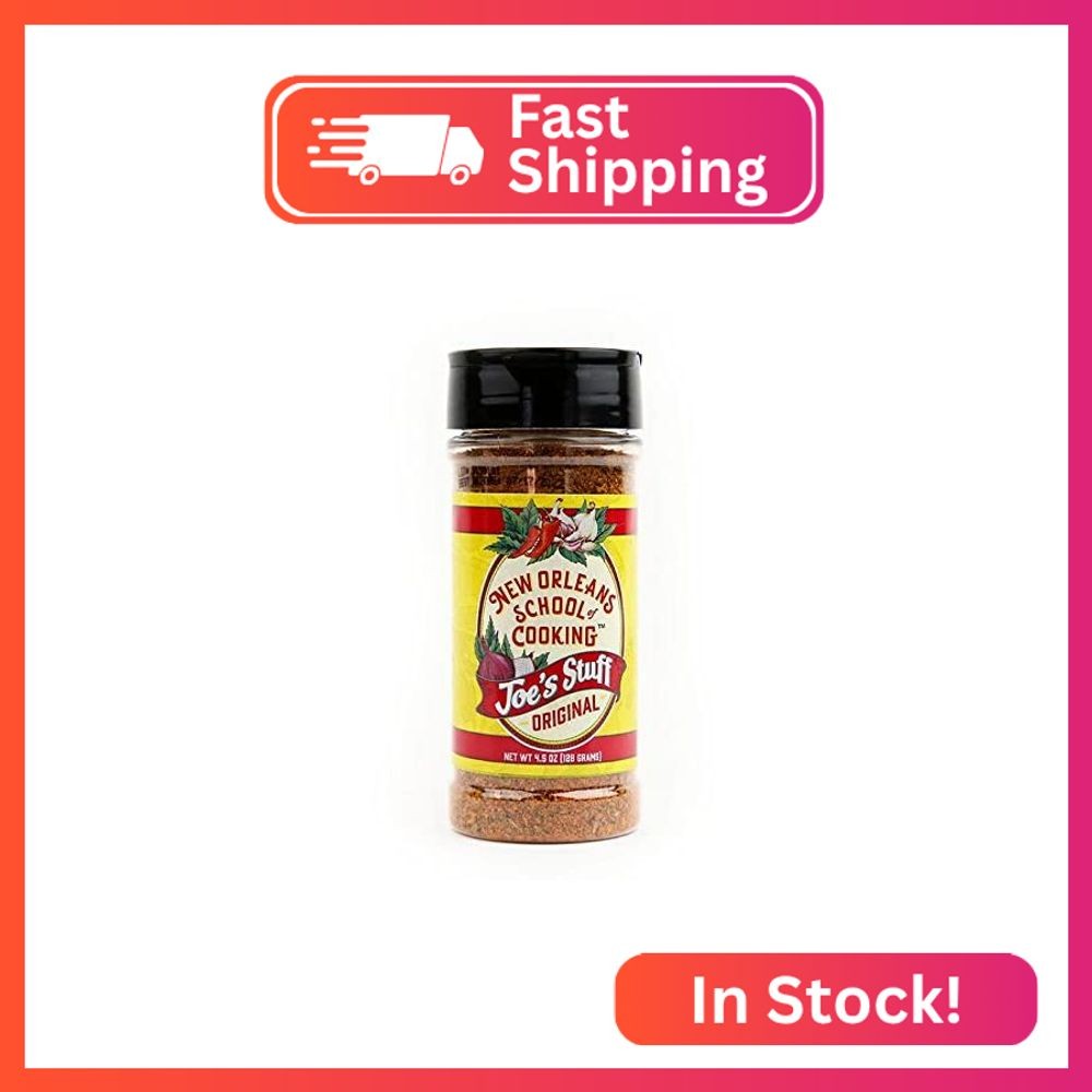 Joe’s Stuff Original Blend Seasoning From New Orleans School of Cooking (4.5 Oz)