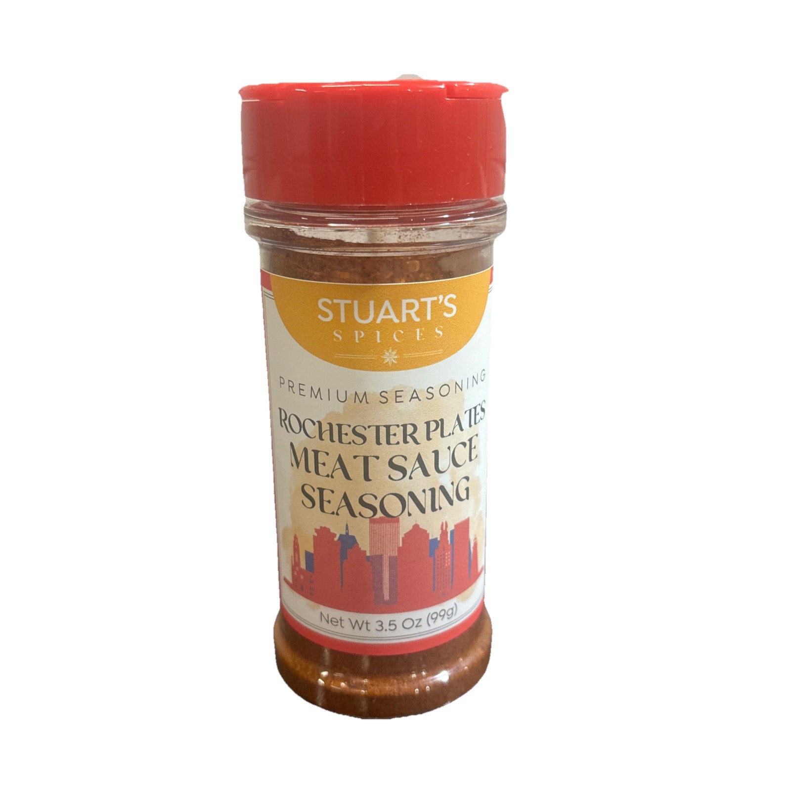 Premium Stuart’s Rochester Plates Meat Sauce Seasoning Spices 3.5oz