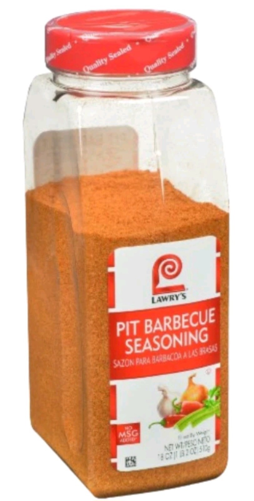 Lawry’s Pit BBQ Seasoning Rub 18oz Authentic Barbecue Grill Spice