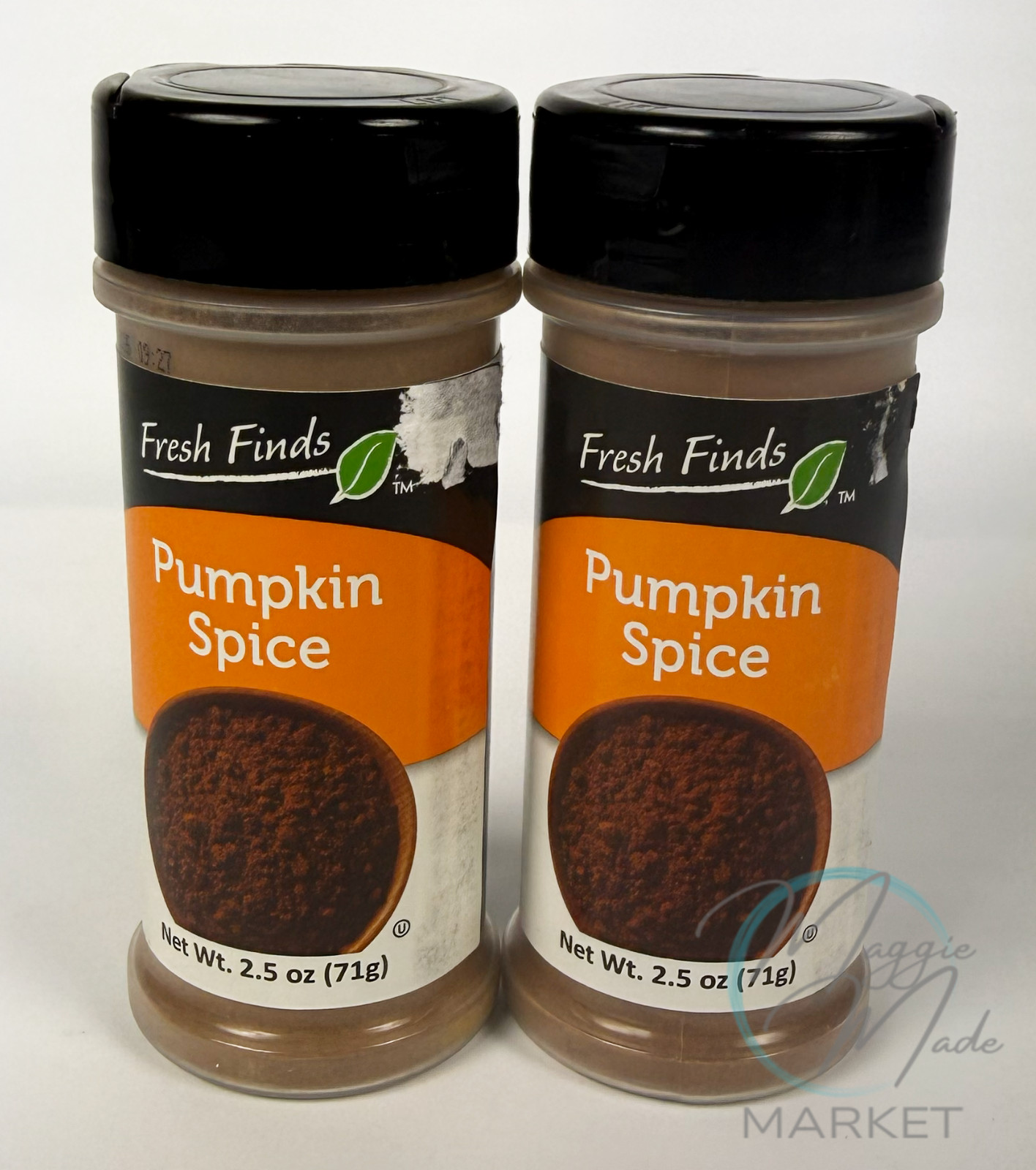 New Fresh Finds Pumpkin Spice Ground Seasoning 2.5 oz Each 2 Pack