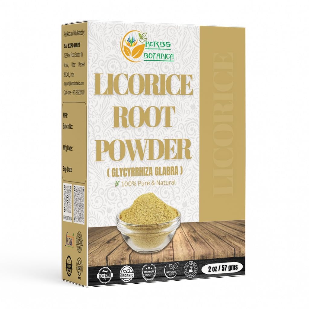 Licorice Root Powder Natural – Mulethi 2 Ounce (Pack of 1)