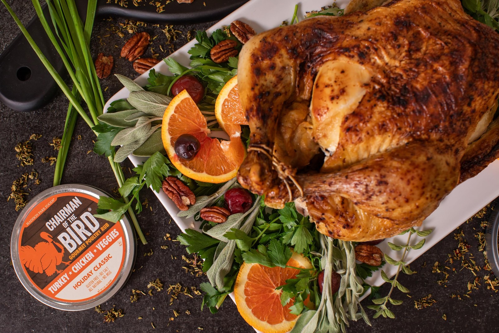 Chairman of the Bird Gourmet Turkey Rub Seasoning – Citrus-Herb Spice Blend –…