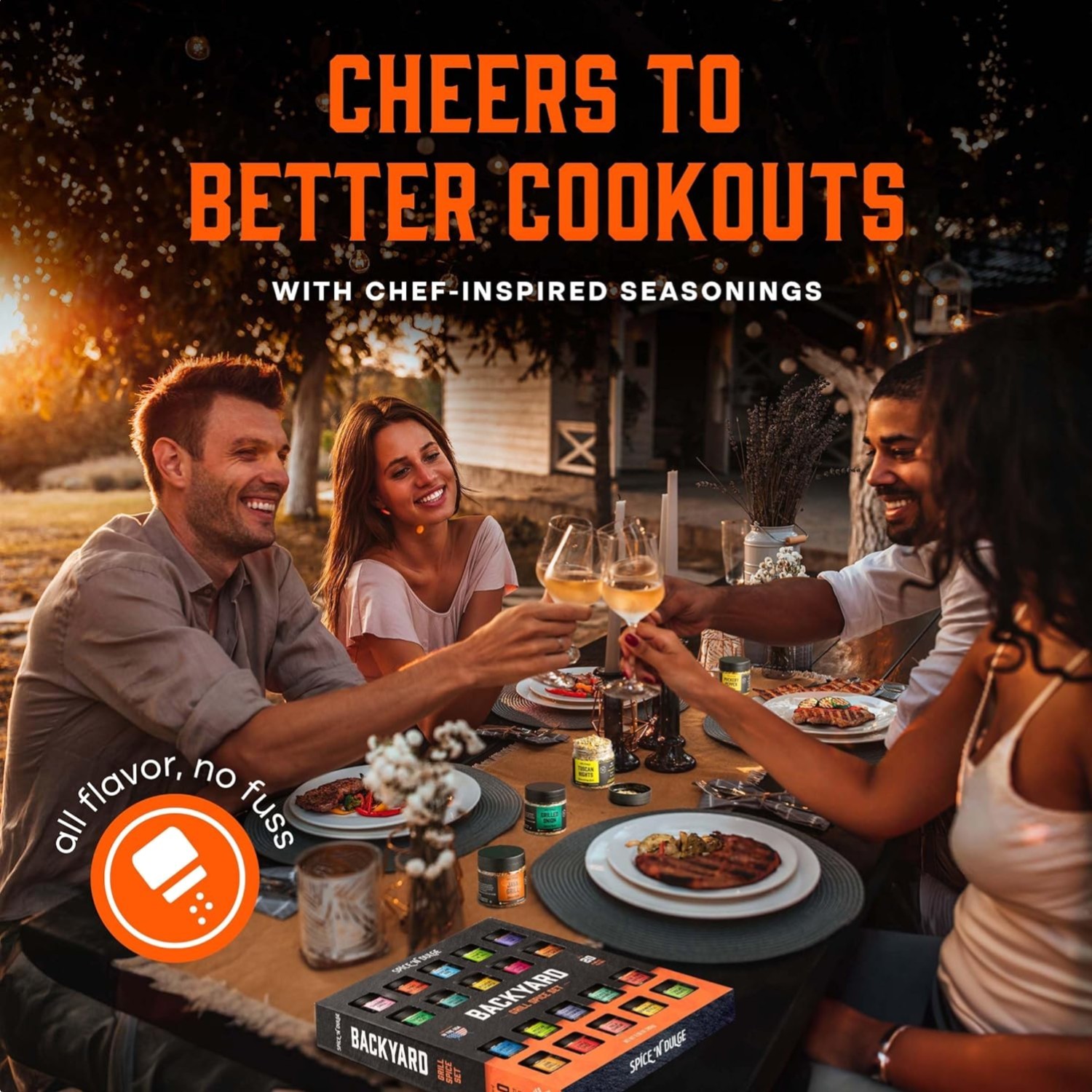 20 Bold Seasonings Gift Set: Perfect BBQ Set for Men & Culinary Adventurers