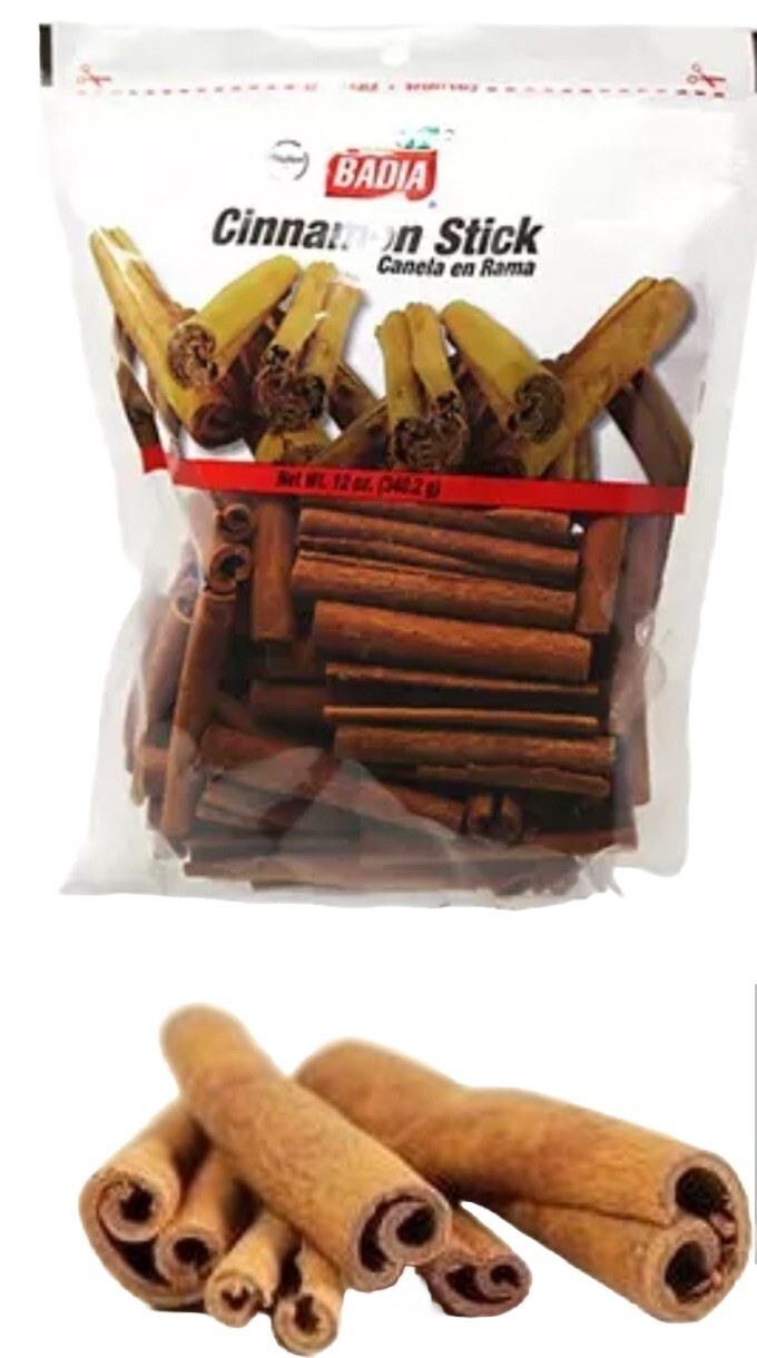 Badia Cinnamon Sticks Bag Zipper Pack (12 oz bag)