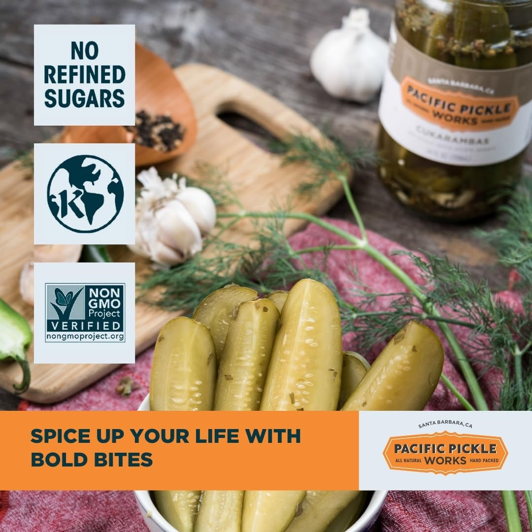 Mother’s Puckers – Classic Home-Style Garlic Dill Pickles – Crisp, Crunchy Gourm