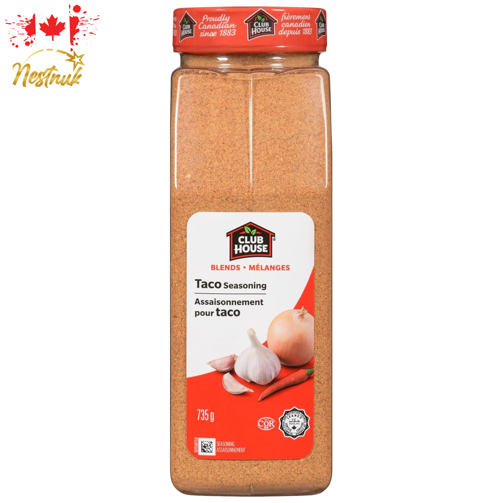 Club House Taco Seasoning 735g Natural Herbs & Spices